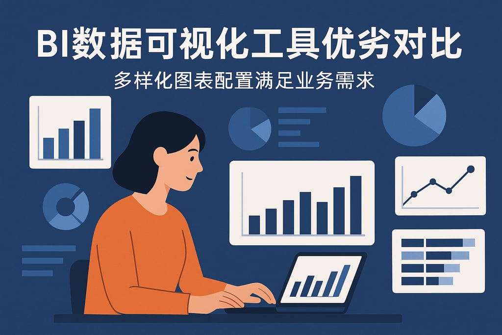 BI数据可视化工具优劣对比？多样化图表配置满足业务需求"